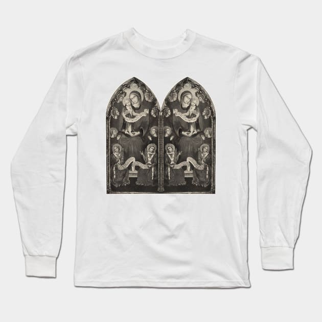 Mary mother of Jesus - Mother's love, sublime and holy Long Sleeve T-Shirt by Marccelus